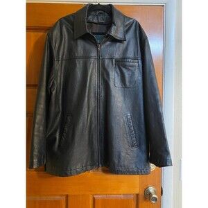 Danier Canada Mens Leather Jacket SZ 46/Black